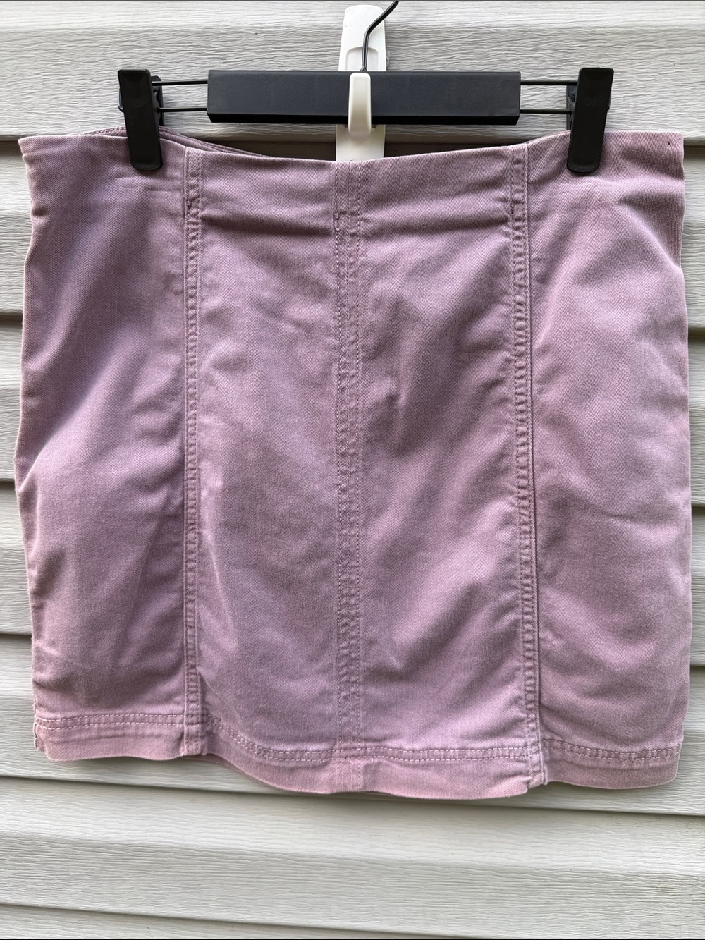 Free People | Purple Denim Mini Skirt size 12